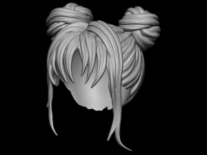 Hair 25 3D Print Model