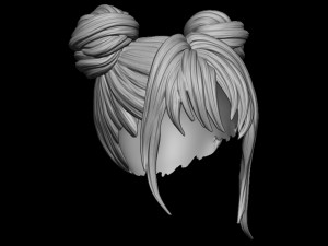 Hair 25 3D Print Model