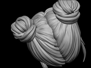 Hair 25 3D Print Model