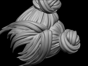 Hair 25 3D Print Model
