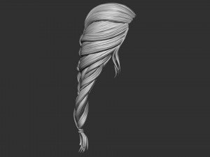 Hair 26 Modèles 3D en vedette