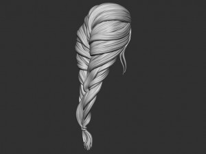 Hair 26 Modèles 3D en vedette