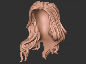 Hair 27 3D-Druckmodell