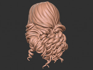 Hair 28 3D 프린트 모델