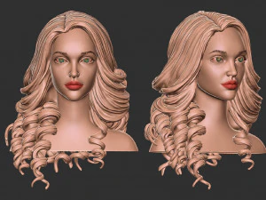 Волосы 28 3D Принт Модель