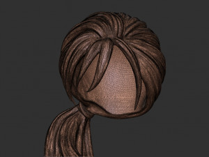 Hair 29 Modello di stampa 3D