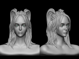 Hair 30 3D-Druckmodell