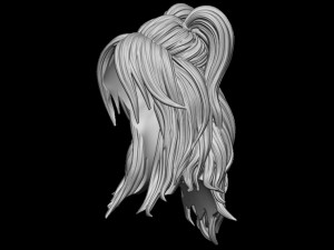 Hair 30 3D 프린트 모델