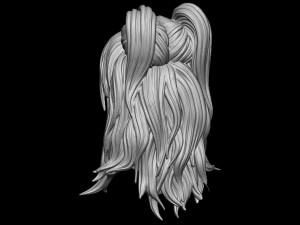 Hair 30 3D 프린트 모델