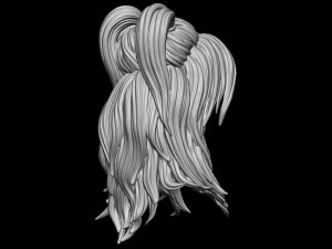 Hair 30 3D 프린트 모델