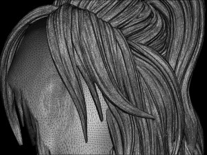 Hair 30 3D 프린트 모델