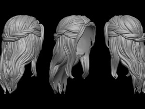 Hair 31 3D प्रिंट मॉडल