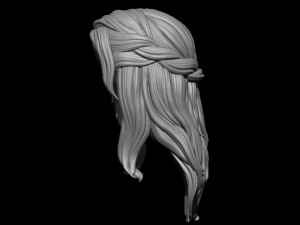 Hair 31 3D Print Model