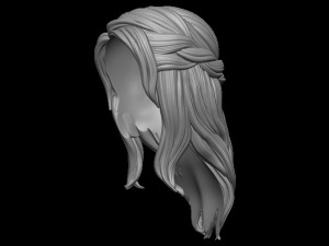 Hair 31 3D Print Model
