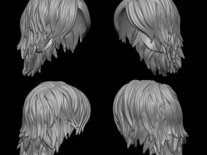 Hair 32 Modelo de Impressão 3D
