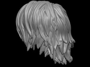 Hair 32 Model Cetak 3D