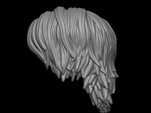 Hair 32 Model Cetak 3D