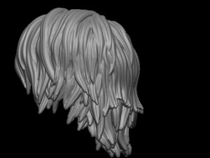 Hair 32 Model Cetak 3D