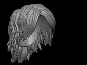 Hair 32 Model Cetak 3D