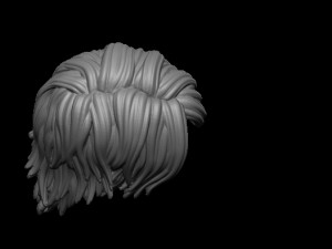 Hair 32 Model Cetak 3D