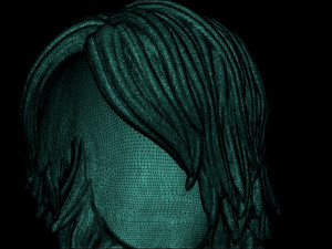 Hair 32 Model Cetak 3D