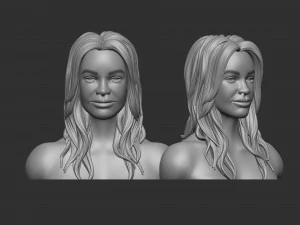 头发 33 3D 打印模型