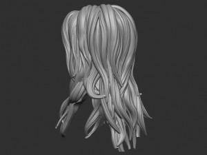 Hair 33 Modello di stampa 3D