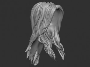 Hair 33 Modello di stampa 3D