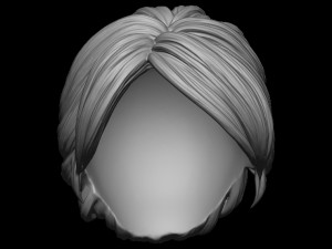 Hair 36 3D-printmodel