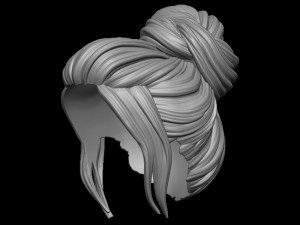 Hair 37 3D Print Model
