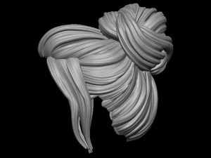 Hair 37 3D Print Model