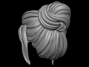 Hair 37 3D Print Model