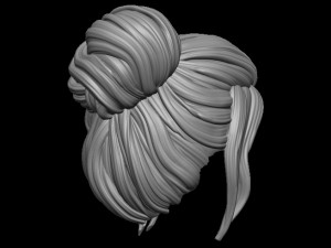 Hair 37 3D Print Model