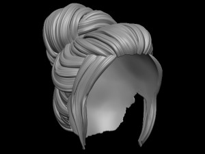 Hair 37 3D Print Model