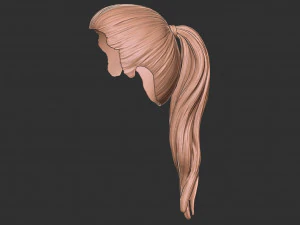 头发 38 3D 打印模型