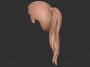 头发 38 3D 打印模型