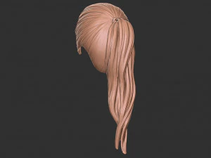 头发 38 3D 打印模型