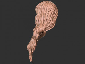 Hair 39 3Dプリントモデル