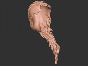 Hair 39 3Dプリントモデル