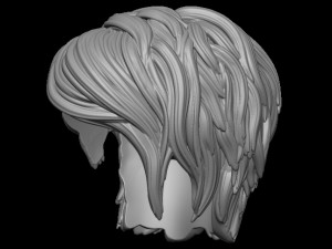 Hair 42 3D-printmodel