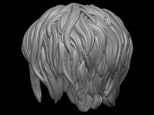 Hair 42 3D-printmodel