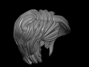 Hair 42 3D-printmodel