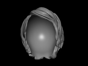 Hair 42 3D-printmodel