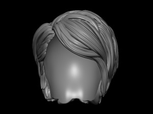 Hair 42 3D-printmodel