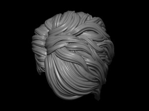 Hair 42 3D-printmodel