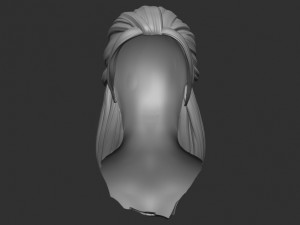 Hair 43 Modelo de Impressão 3D