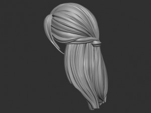 Hair 43 Modelo de Impressão 3D