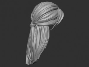 Hair 43 Modelo de Impressão 3D