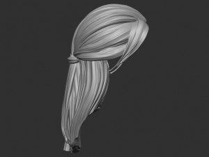 Hair 43 Modelo de Impressão 3D