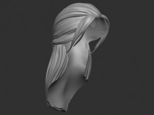 Hair 43 Modelo de Impressão 3D